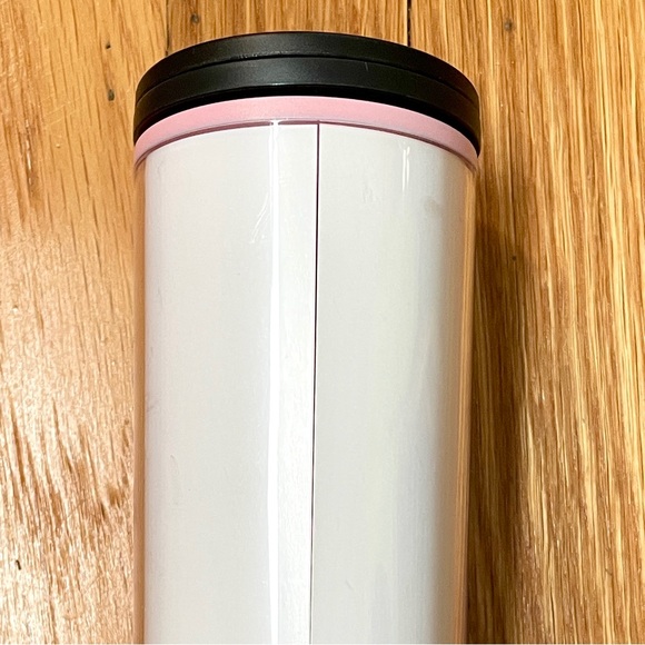 🆕 NWT! Starbucks Pink and White Winter Wreath Travel Tumbler 16oz - Picture 6 of 7